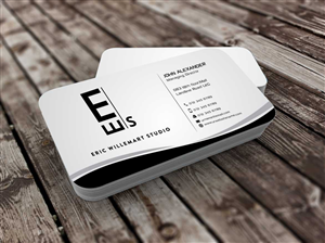 Business Card Design by szabist for eric willemart studio | Design: #5400736