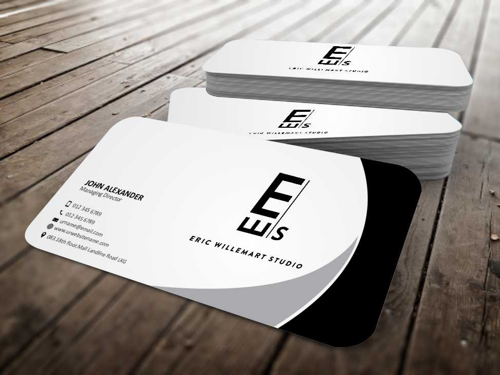 Business Card Design by szabist for eric willemart studio | Design #5400740