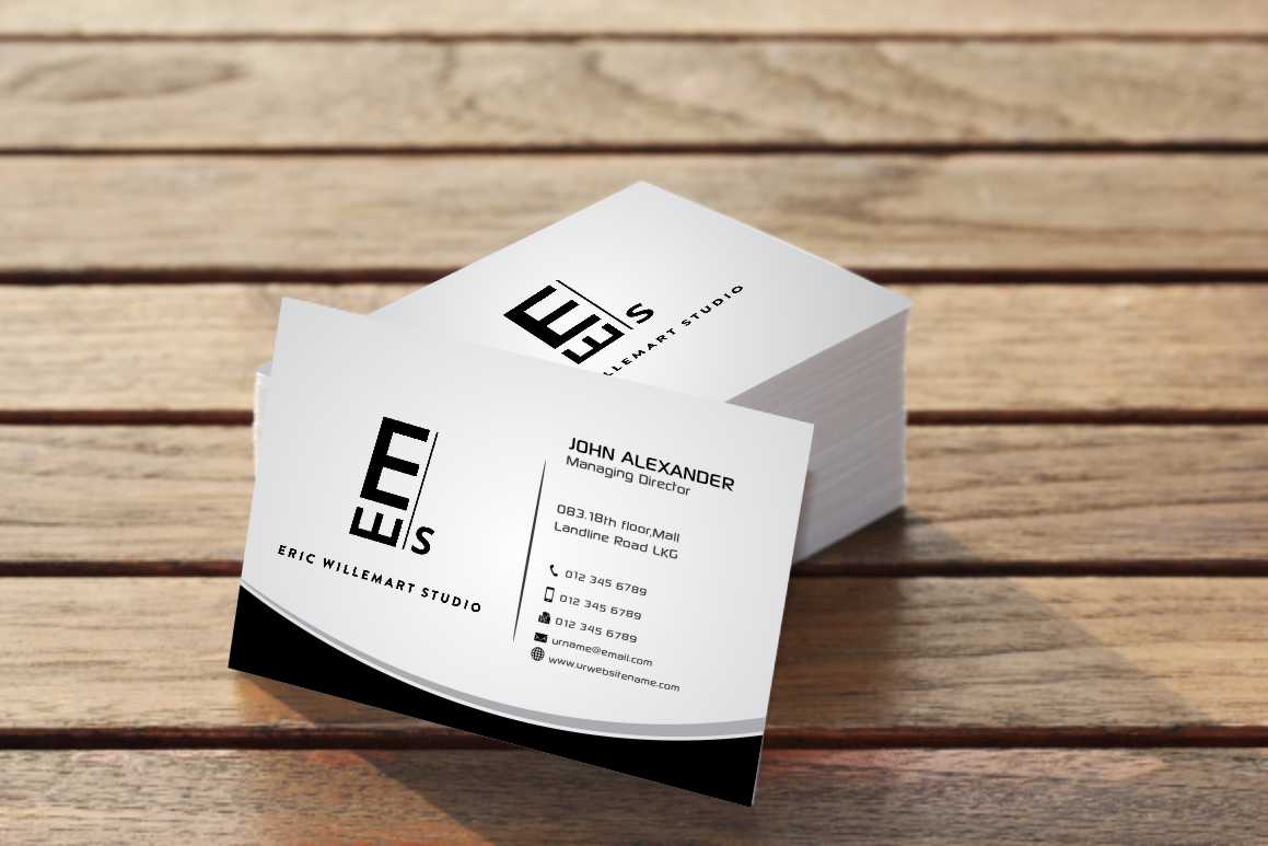 Business Card Design by szabist for eric willemart studio | Design #5400741