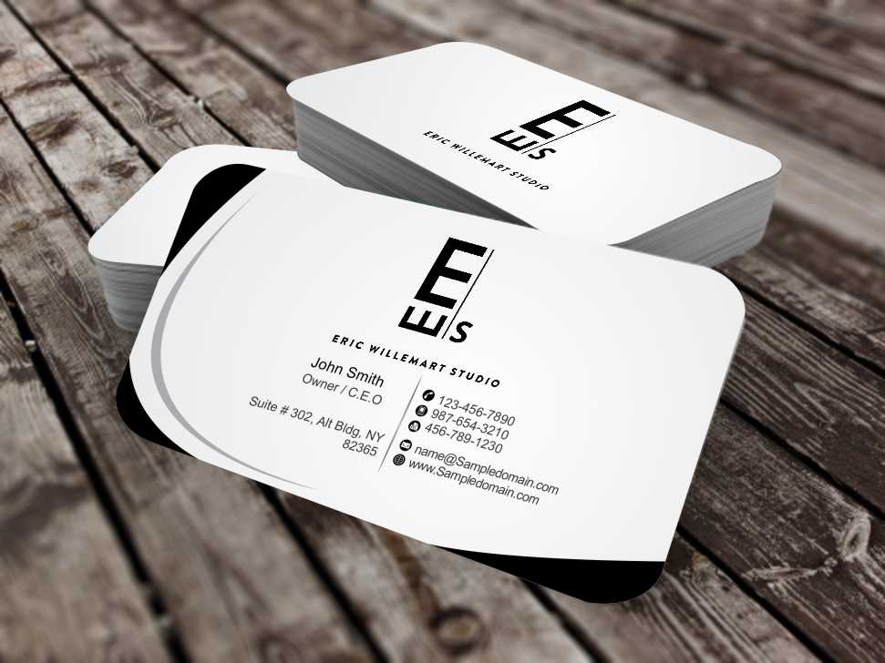Business Card Design by szabist for eric willemart studio | Design #5400742
