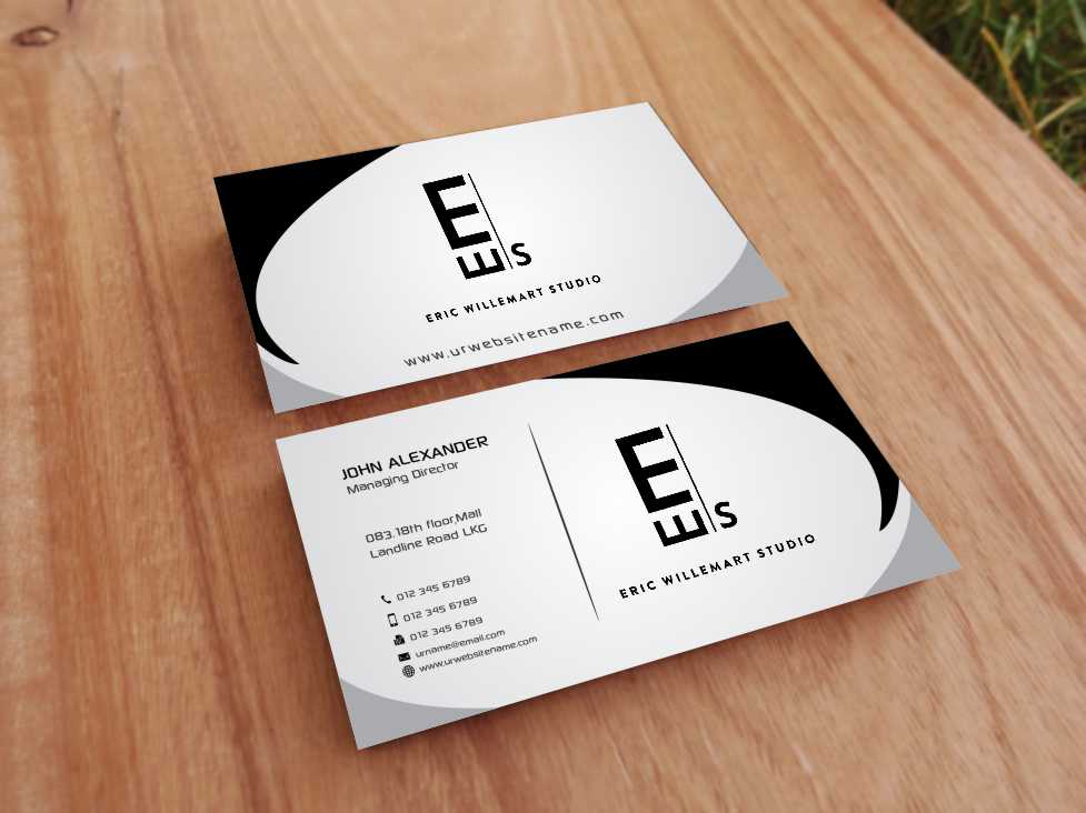 Business Card Design by szabist for eric willemart studio | Design #5400745