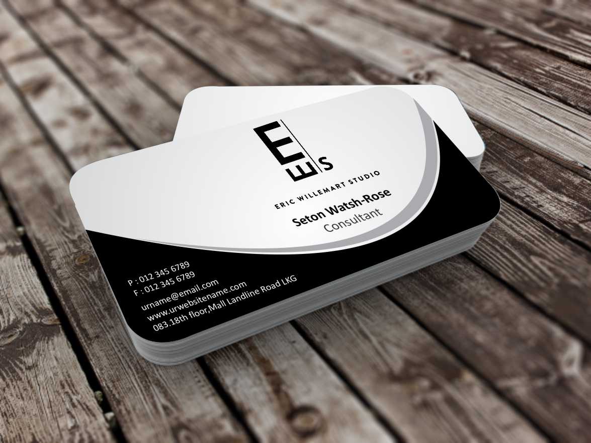 Business Card Design by szabist for eric willemart studio | Design #5400746