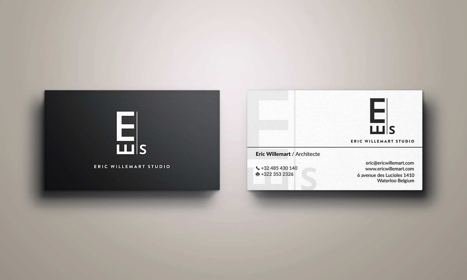 Business Card Design by Stylez Designz for eric willemart studio | Design #5435257