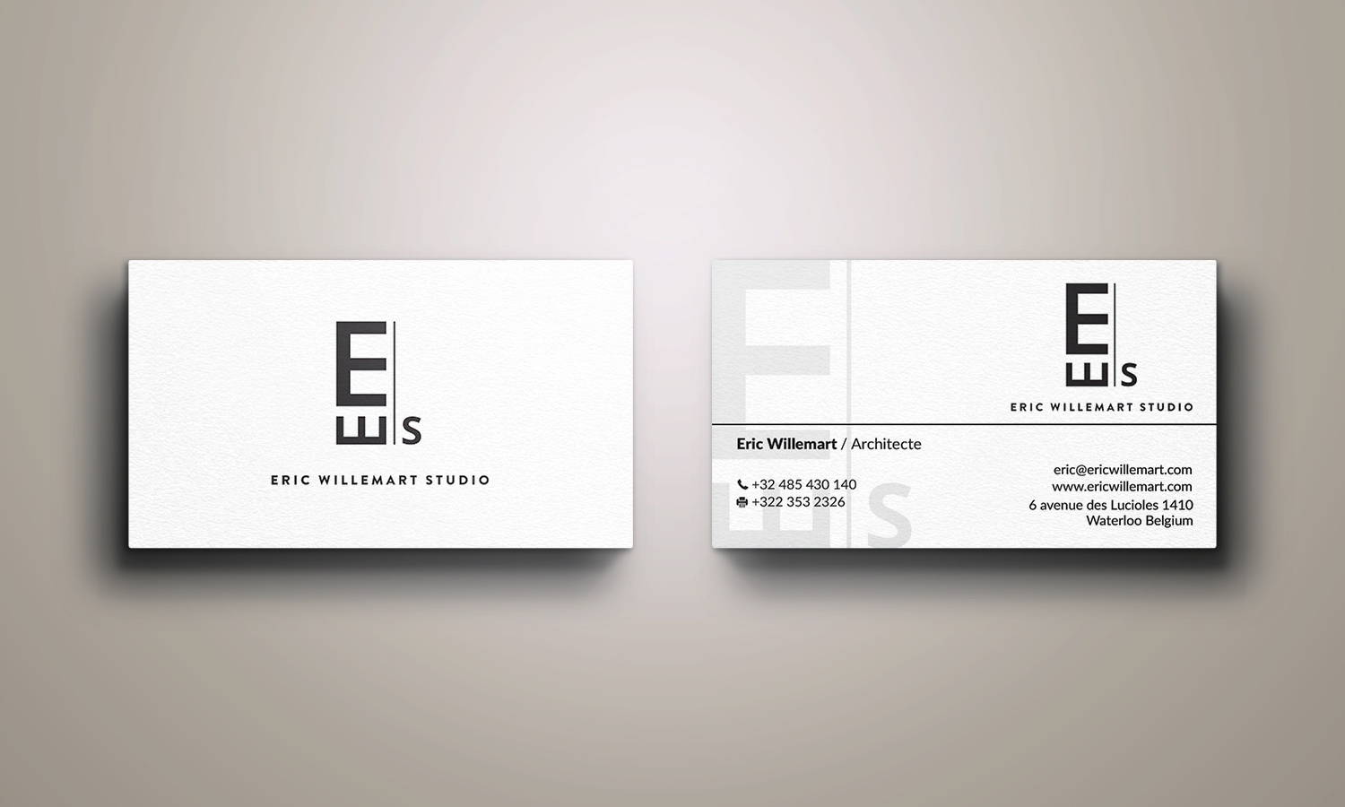 Business Card Design by Stylez Designz for eric willemart studio | Design #5435258