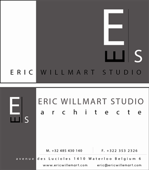 Business Card Design by linaeli for eric willemart studio | Design: #5426245