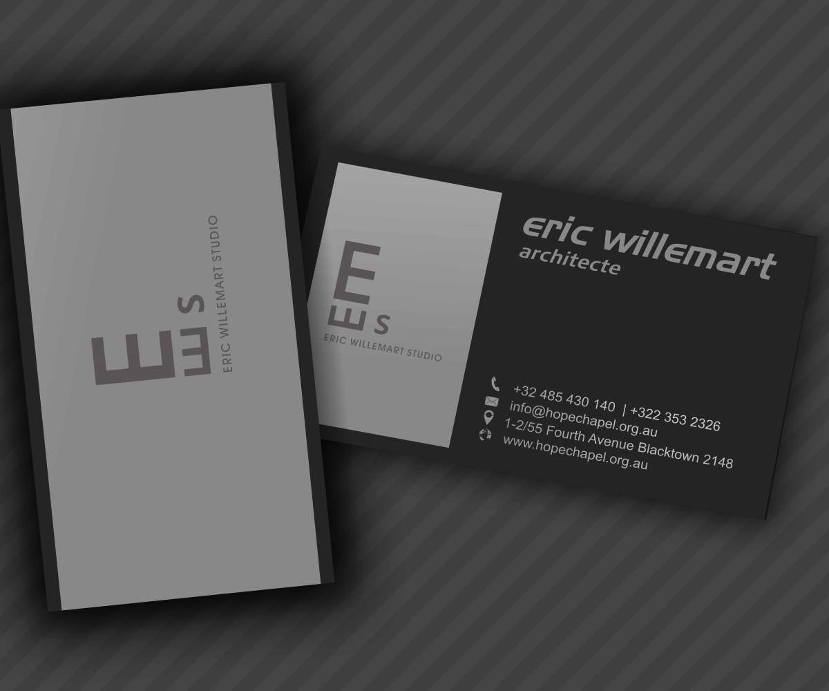 Business Card Design by Exotic Blue for eric willemart studio | Design #5472728