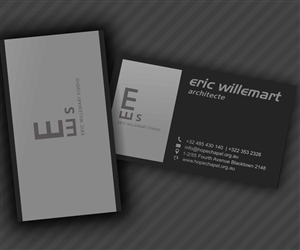 Business Card Design by Exotic Blue for eric willemart studio | Design: #5472728