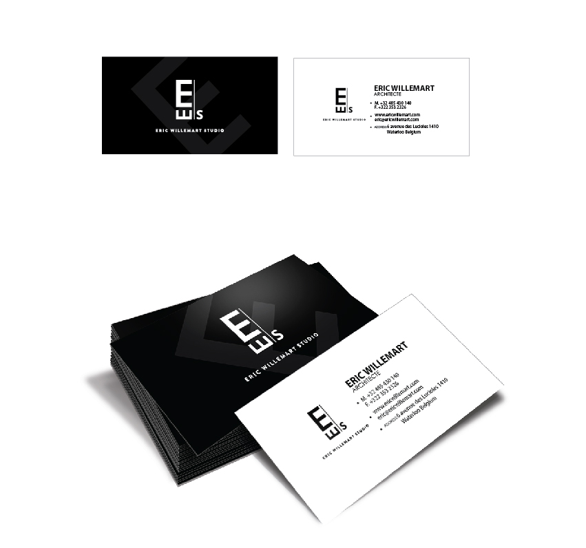 Business Card Design by sloggi for eric willemart studio | Design #5426445