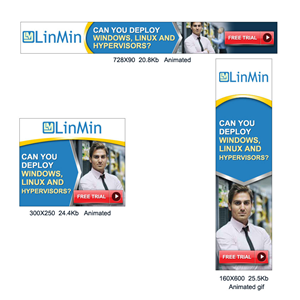 Banner Ad Design by DesignXyz for LinMin Corp. | Design: #5398868