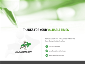 PowerPoint Design by Best Design Hub for Rundomain GmbH | Design: #5372251