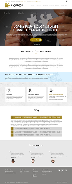 Web-Design von RupalTechno für dieses Projekt | Design #5401071