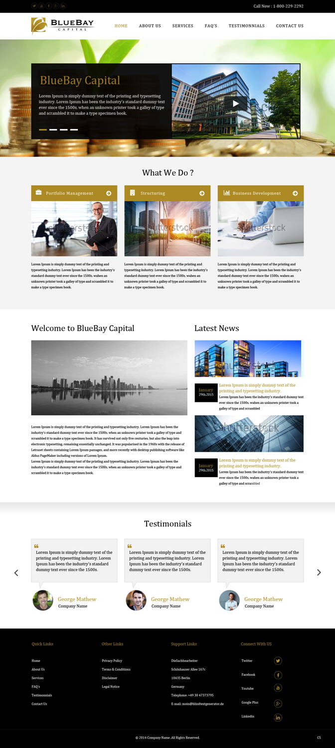 Web Design by pb for this project | Design #5378200