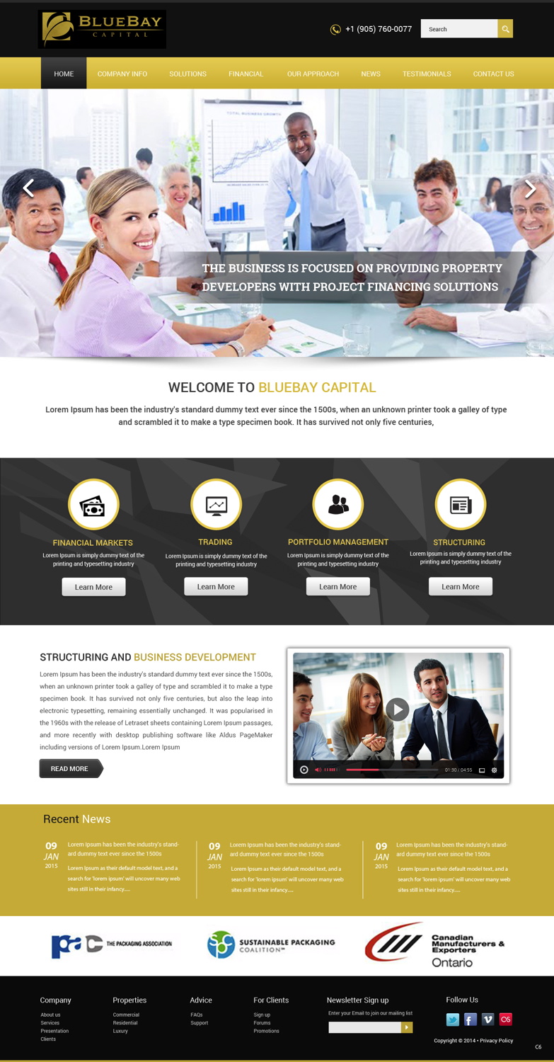 Web Design by pb for this project | Design #5378277