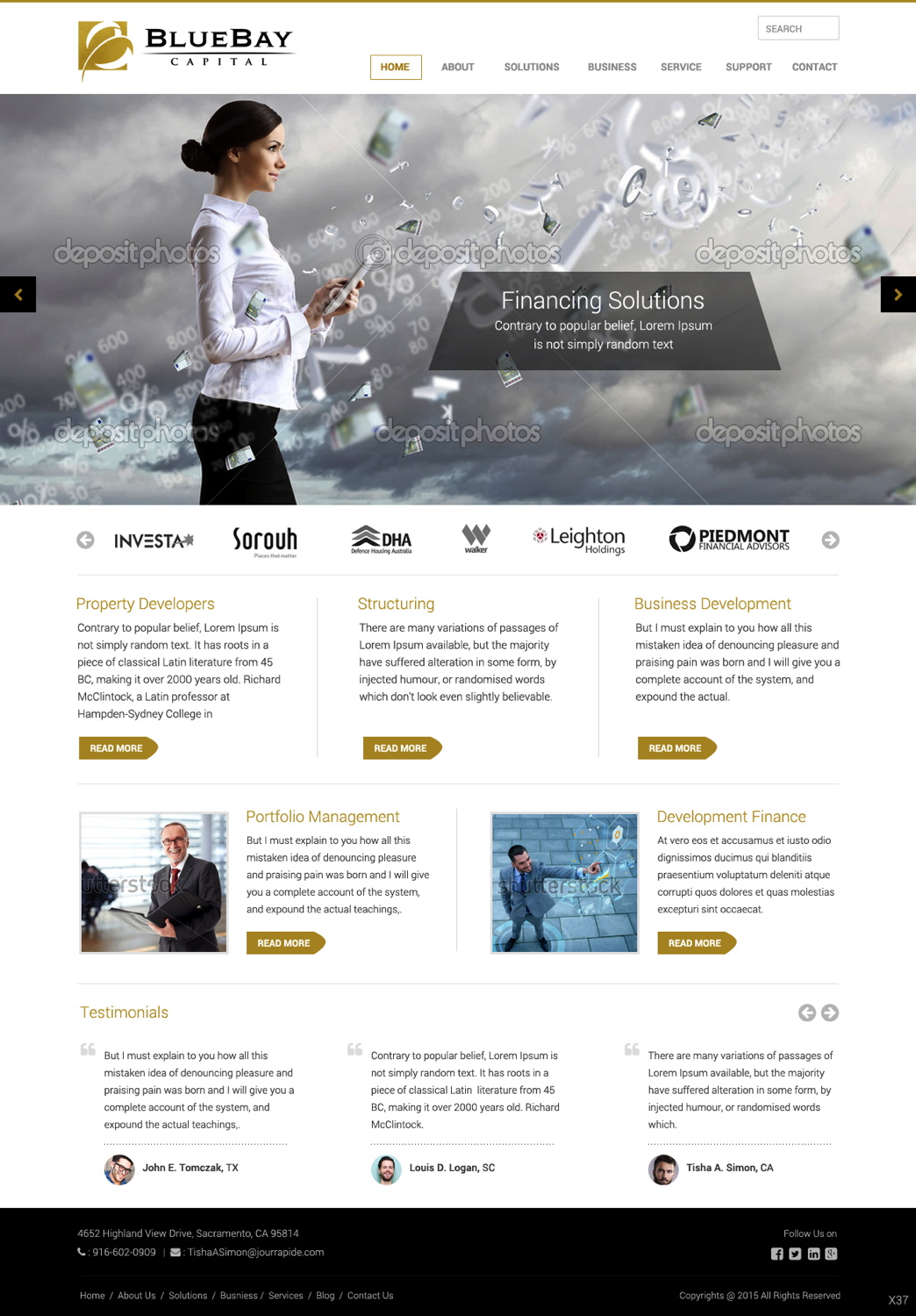 Web Design by pb for this project | Design #5389726