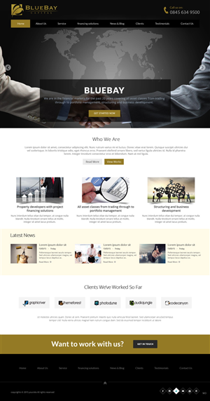Web Design by pb for this project | Design: #5393956