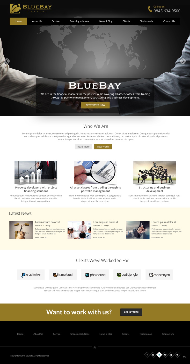 Web Design by pb for this project | Design #5409813