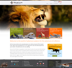Web Design by designsoul for Adventure Aviators | Design: #1505699