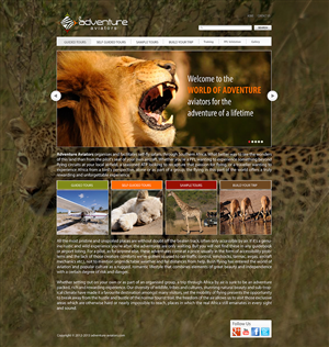 Web Design by Lawrence Conde for Adventure Aviators | Design #1520436