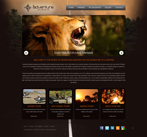 Web Design by pb for Adventure Aviators | Design: #1496841