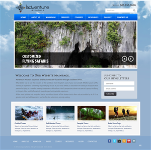 Web Design by pb for Adventure Aviators | Design: #1499445