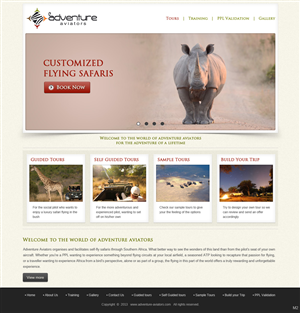 Web Design by pb for Adventure Aviators | Design: #1502899