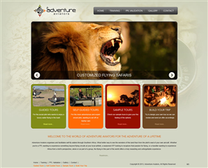 Web Design by pb for Adventure Aviators | Design: #1506916