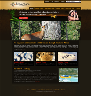 Web Design by BrandWeb for Adventure Aviators | Design: #1495213