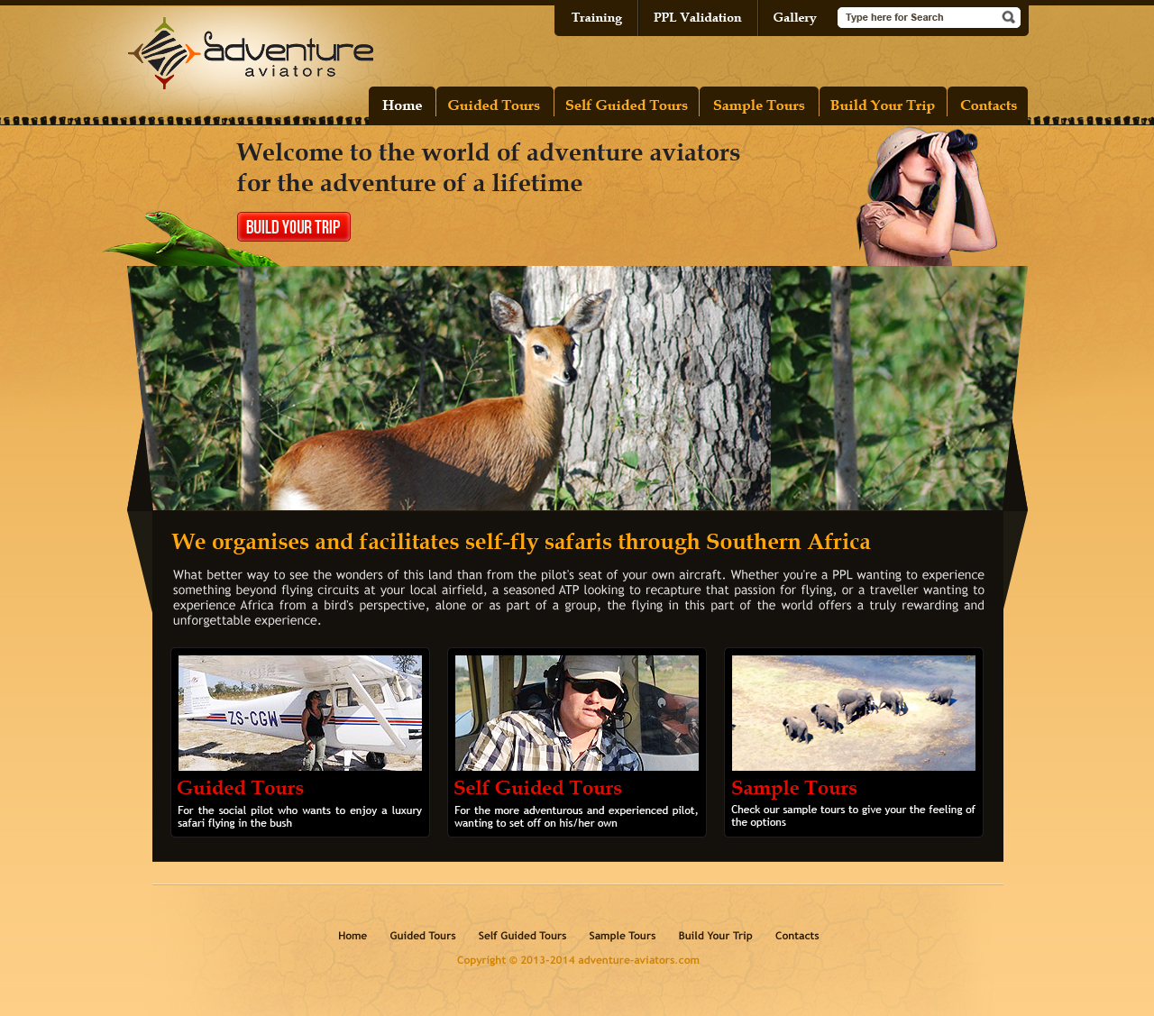 Web Design by BrandWeb for Adventure Aviators | Design #1498212