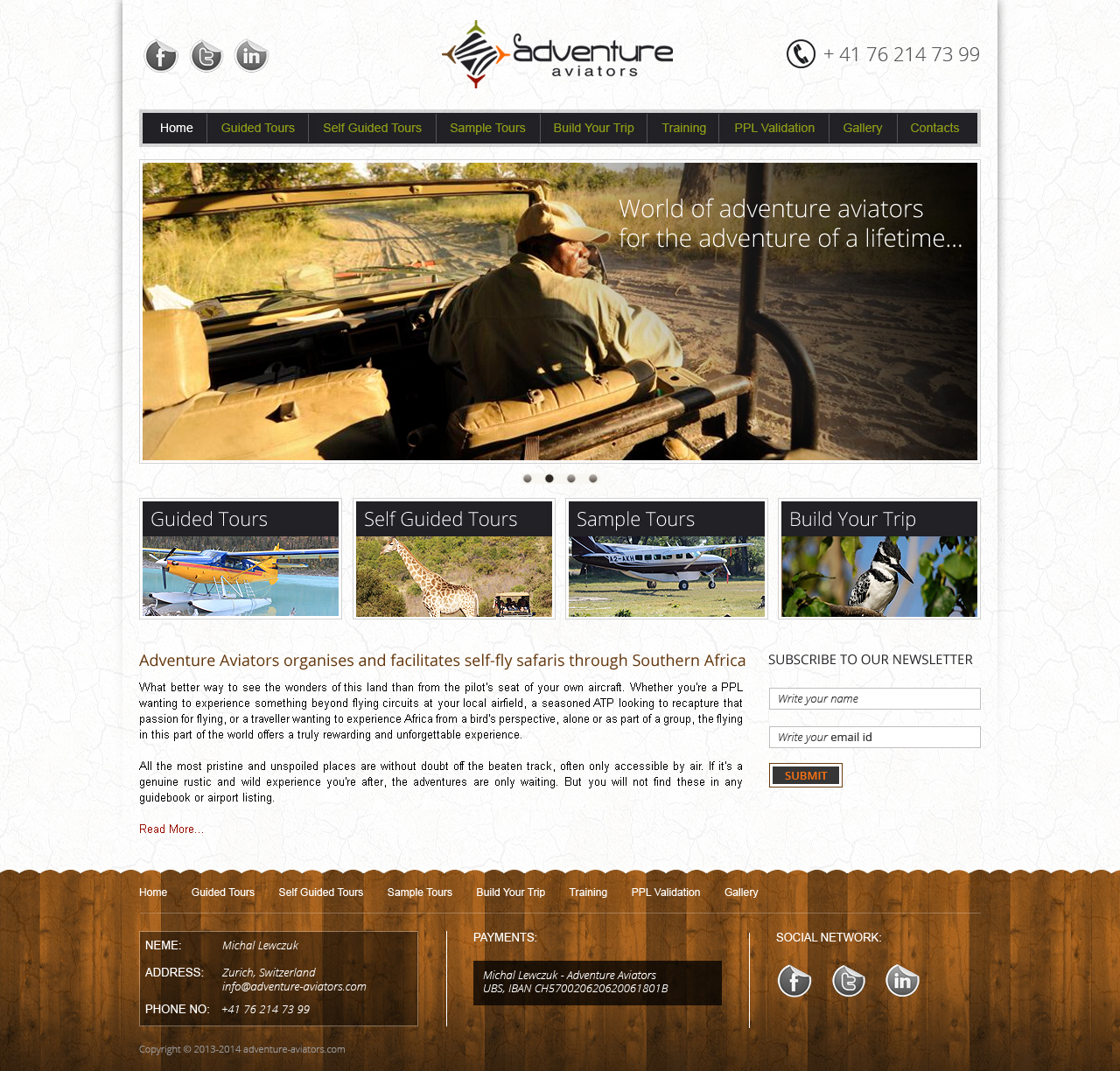 Web-Design von BrandWeb für Adventure Aviators | Design #1509181
