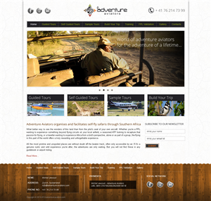 Web Design by BrandWeb for Adventure Aviators | Design #1509181