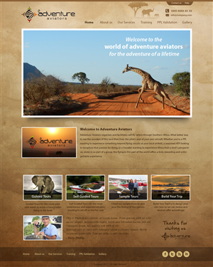 Web Design by WirePaper for Adventure Aviators | Design: #1525661