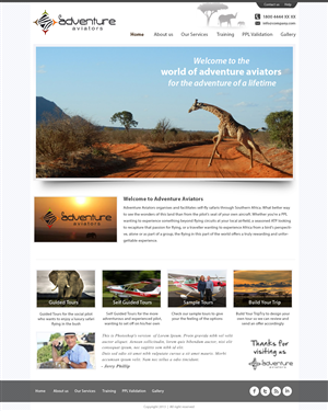 Adventure Aviators | Web-Design von WirePaper