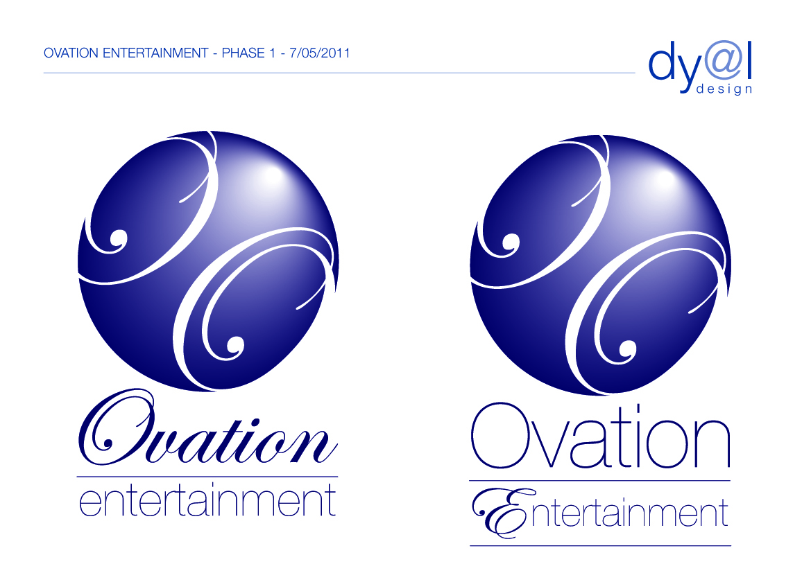 Design de Logo par Dyal Design pour Ovation Productions | Design #280223