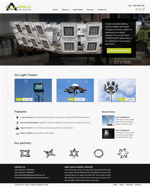 Web Design by successd for Shale Chem | Design #5387915