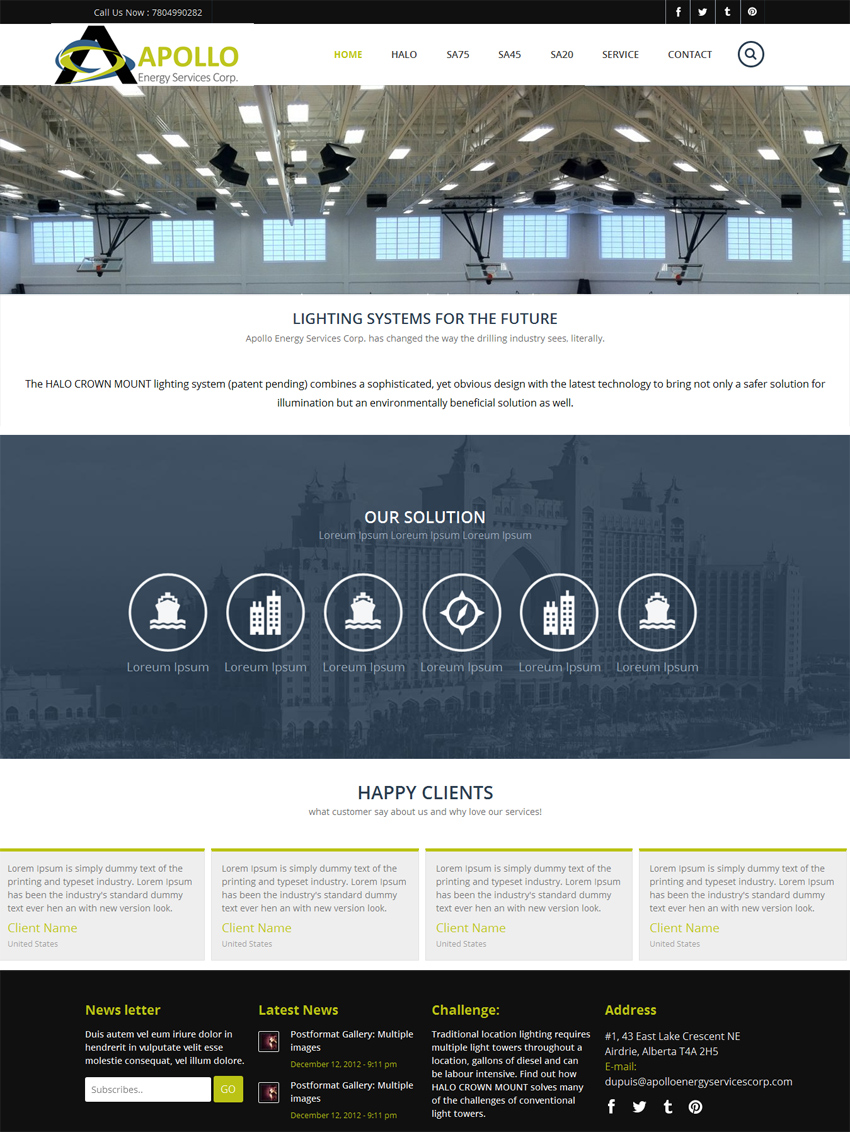 Web Design by Abikasirajan for Shale Chem | Design #5411817
