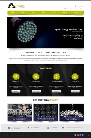 Web Design by pb for Shale Chem | Design: #5389457