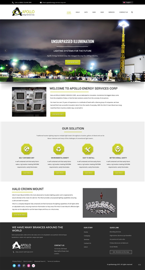 Web Design by pb for Shale Chem | Design: #5389476