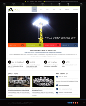 Web Design by pb for Shale Chem | Design: #5389625