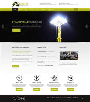 Web Design by pb for Shale Chem | Design: #5389648