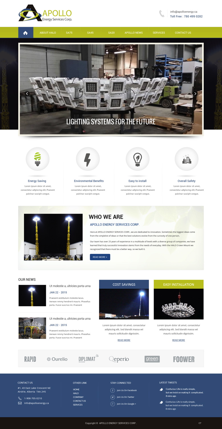 Diseño Web por pb para Shale Chem | Diseño #5389652