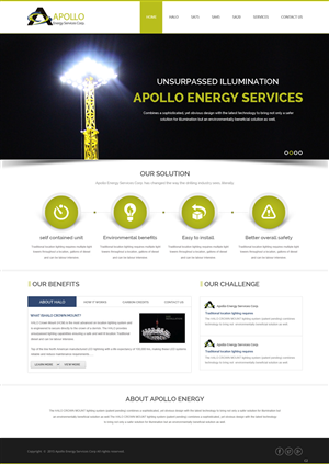 Web Design by pb for Shale Chem | Design: #5389657
