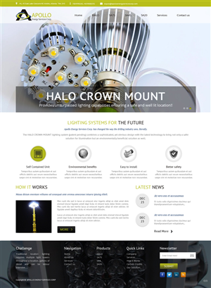 Web Design by pb for Shale Chem | Design: #5389660