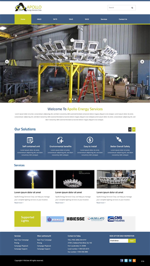 Web Design by pb for Shale Chem | Design: #5389665