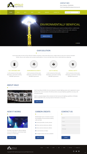 Web Design by pb for Shale Chem | Design: #5389666