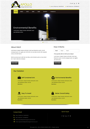 Web Design by pb for Shale Chem | Design: #5389671