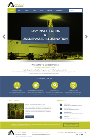 Web Design by pb for Shale Chem | Design: #5389673