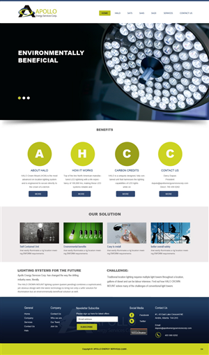 Web Design by pb for Shale Chem | Design: #5389685