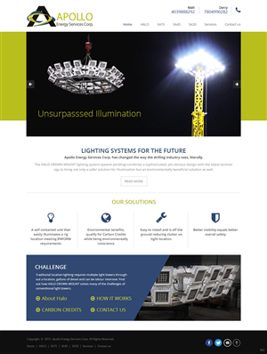 Web Design by pb for Shale Chem | Design #5389688