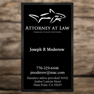 JRM Shark card | Design de Carte de Visite par Sandaruwan
