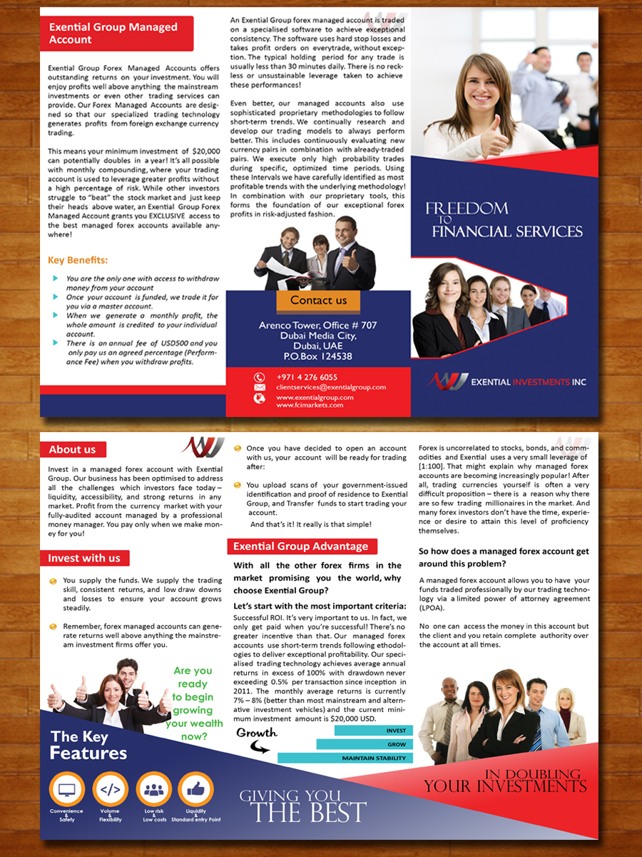 Brochure Design by VinodJohn for this project | Design #5387844